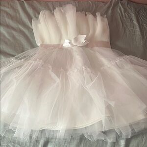 SHEIN Elegant Cream Tulle Women’s Dress